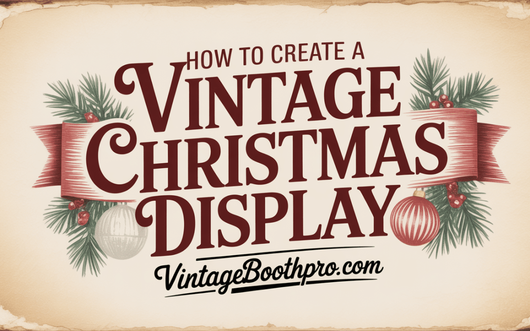 Vintage Christmas for your antique booth