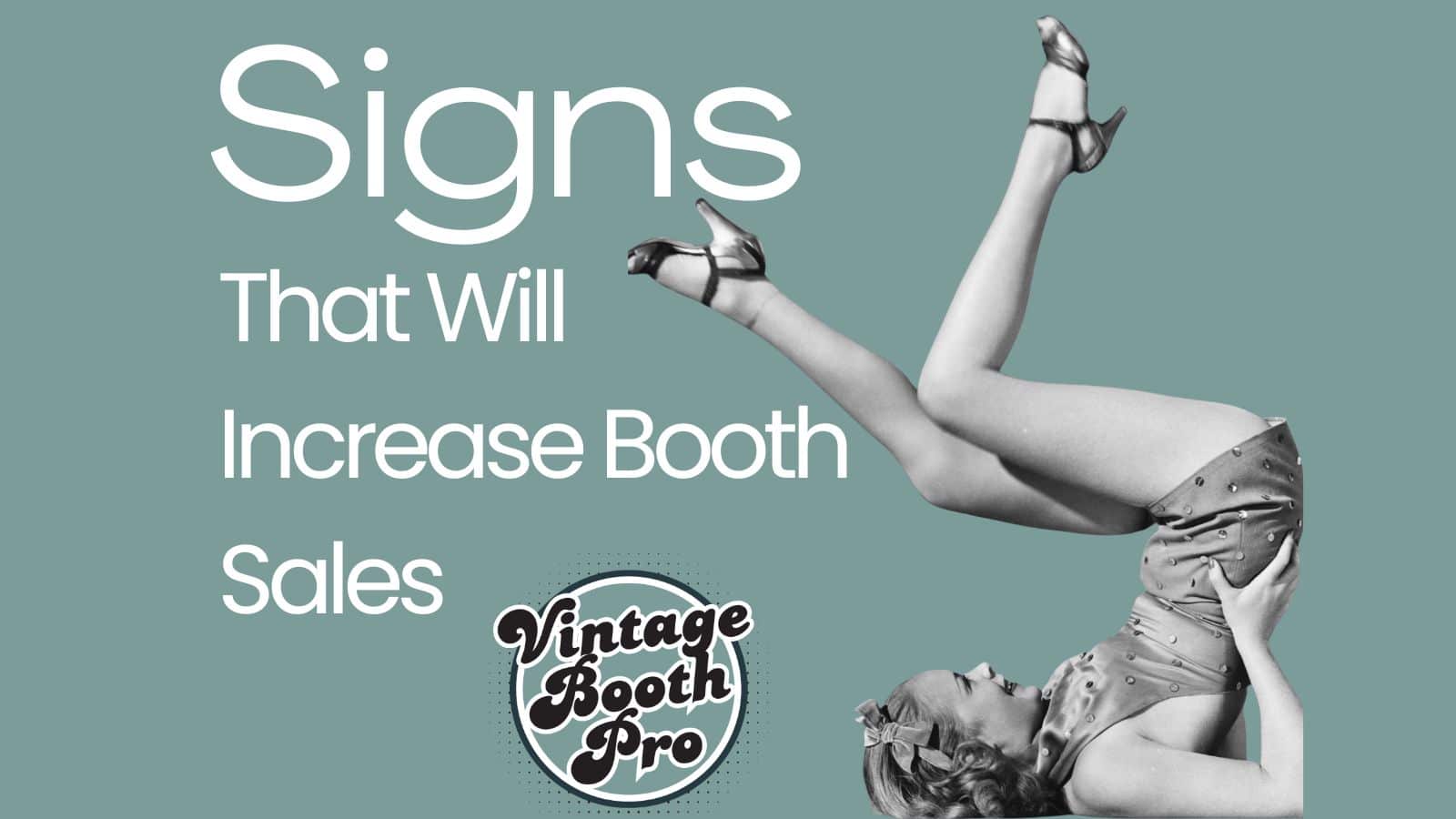 signs for your vintage booth